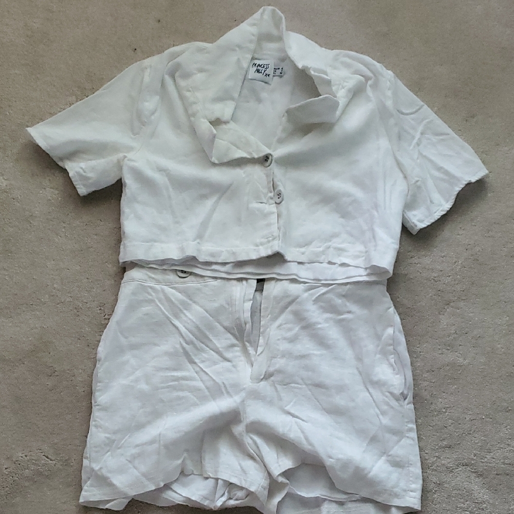 Princess Polly Crisp White Ensemble